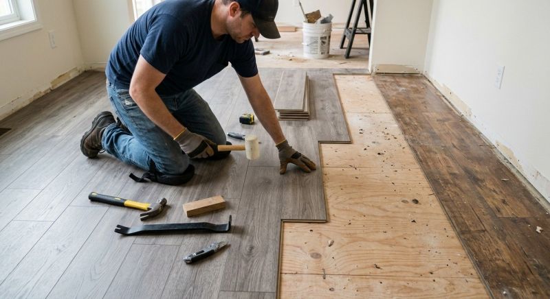 Laminate Floor Replacement in Burke, VA