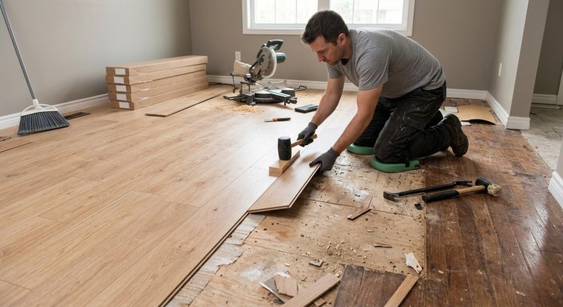 Laminate Floor Replacement in Carroll County, MD