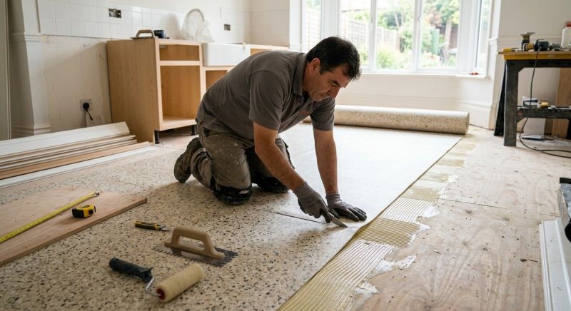 Linoleum Floor Installation in Burtonsville, MD