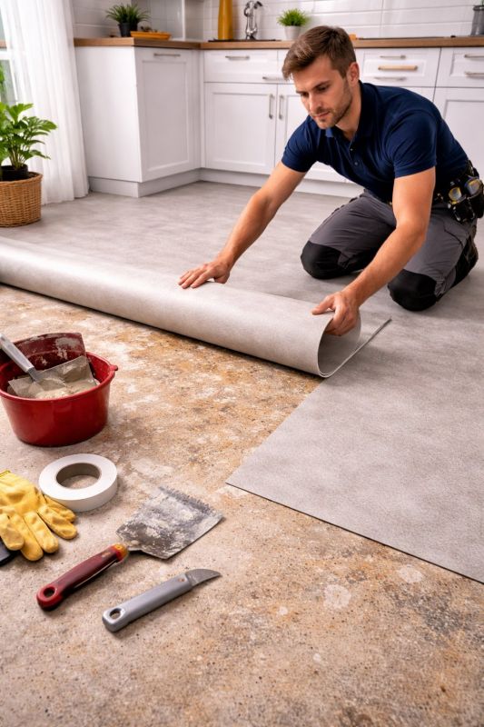 Linoleum Floor Installation in Germantown, MD