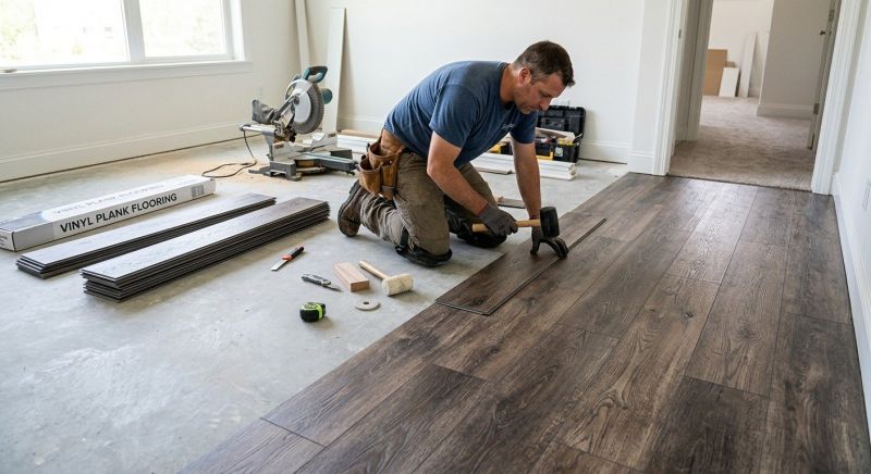 Linoleum Floor Installation in Loudoun County, VA