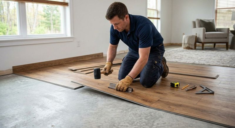 Luxury Vinyl Tile Installation in Kensington, MD