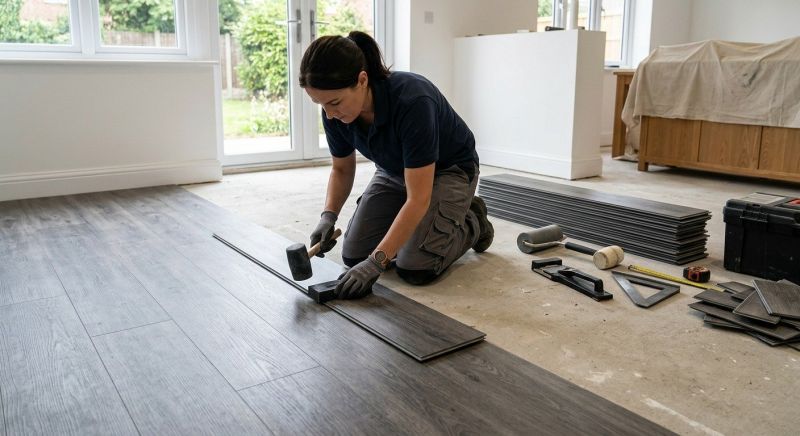 Luxury Vinyl Tile Installation in Montgomery County, MD