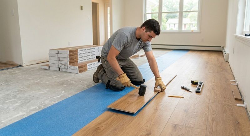 Lvt Flooring Installation in Woodbine, MD