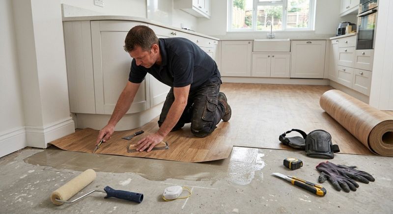 Sheet Vinyl Installation in Loudoun County, VA