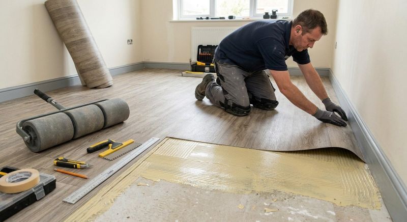 Sheet Vinyl Installation in Randallstown, MD