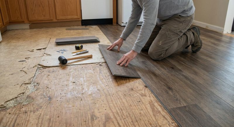 Vinyl Flooring Installation in Highland, MD